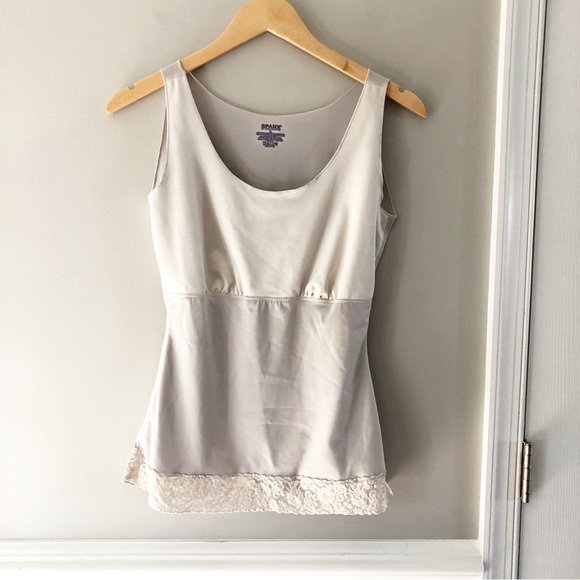 Spanx Camisole Tank Top Shapewear with Lace Size L - Picture 1 of 3